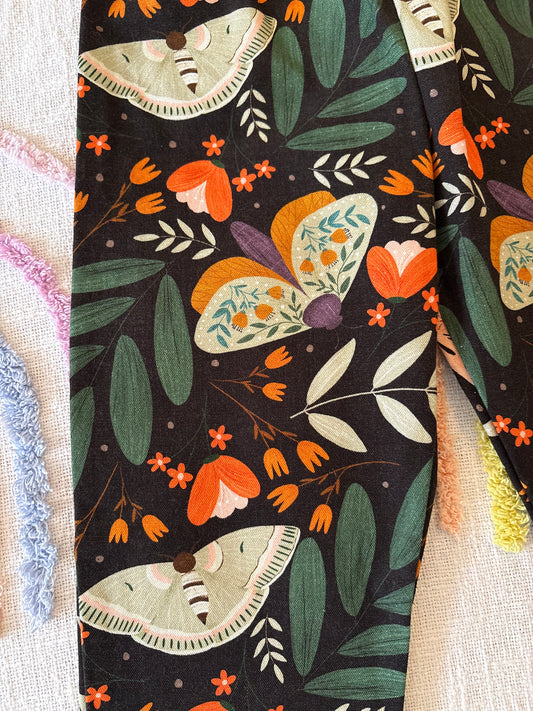 Floral Moth Pants - Size 4