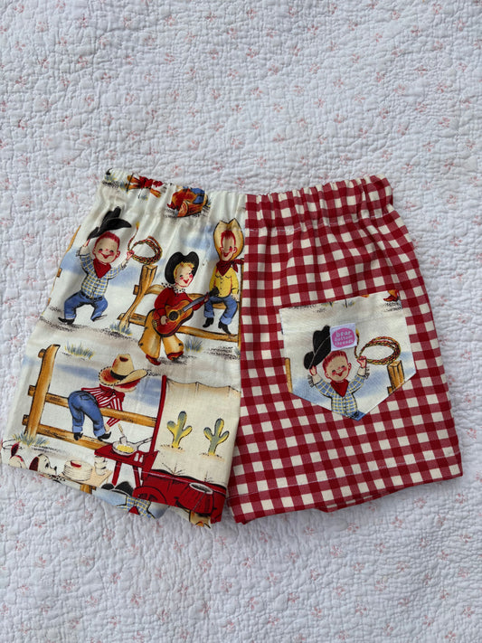 Yeehaw Shorts - Size 3