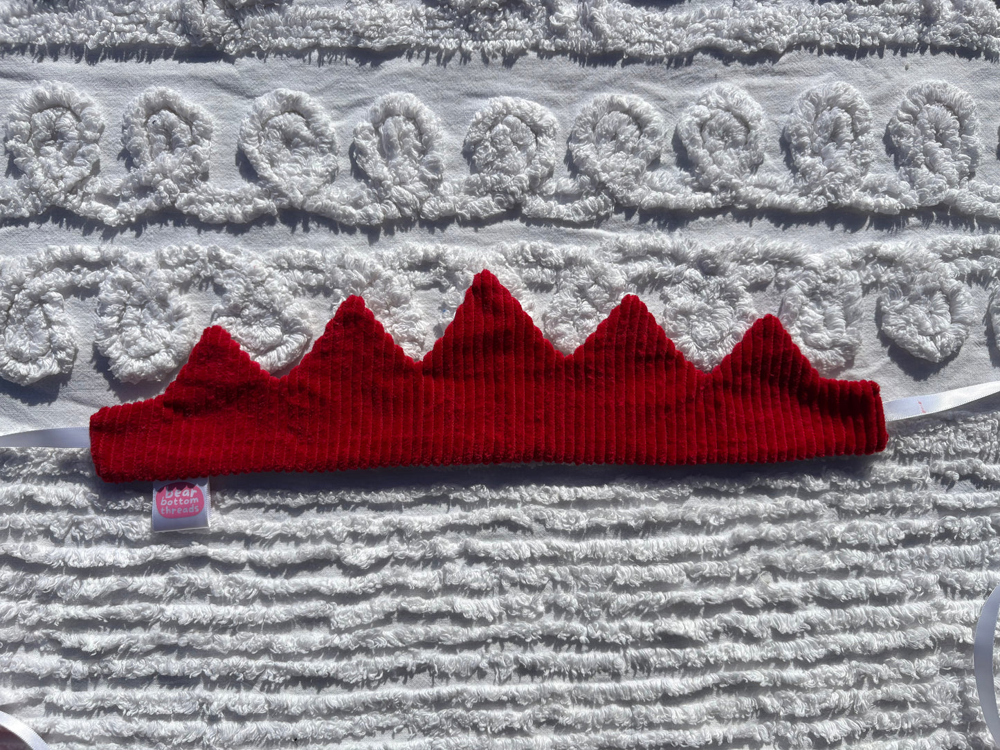 Patchwork Play Crown - Red