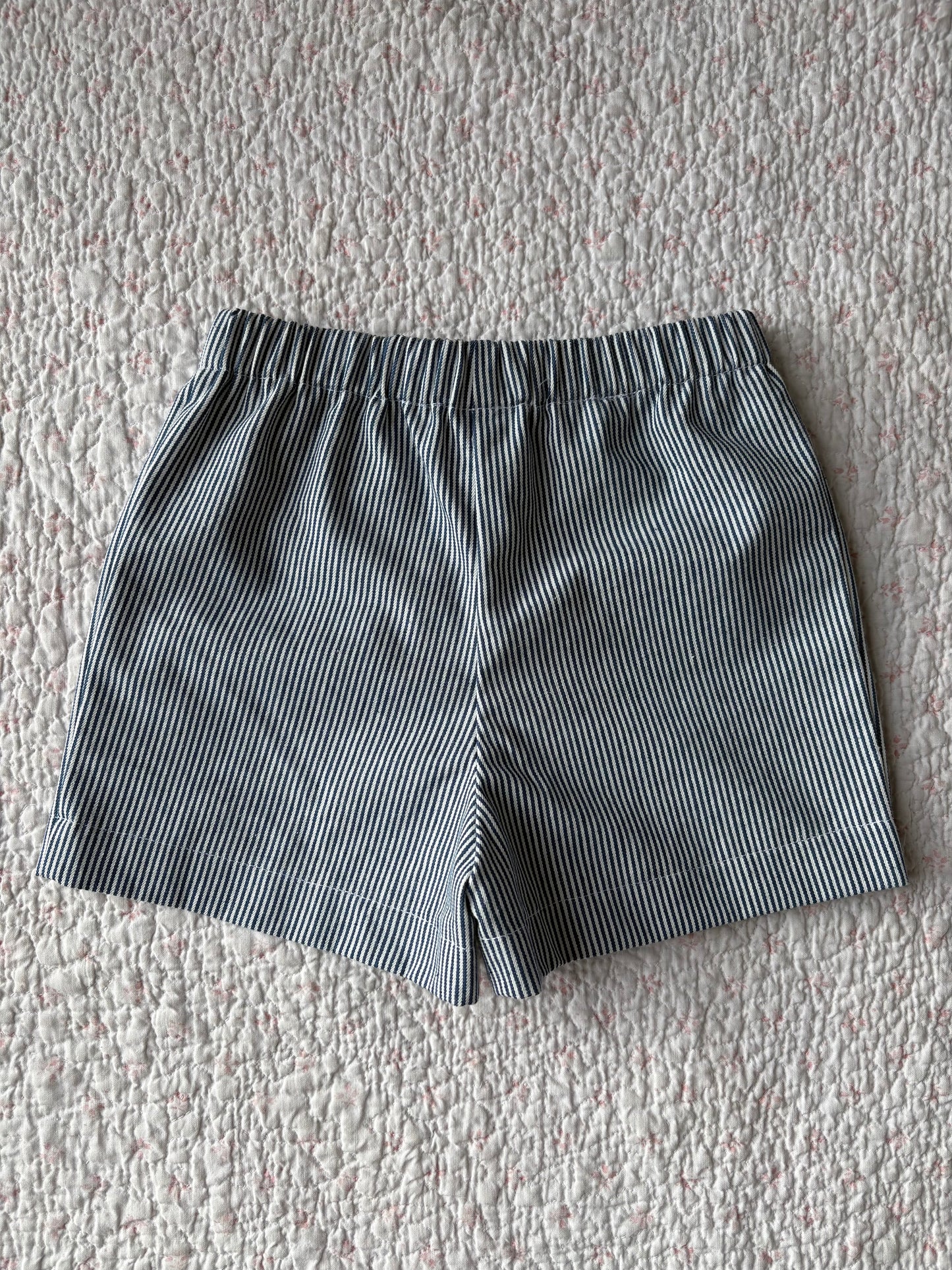 Cowboy Pockets Stripe Shorts - Size 2