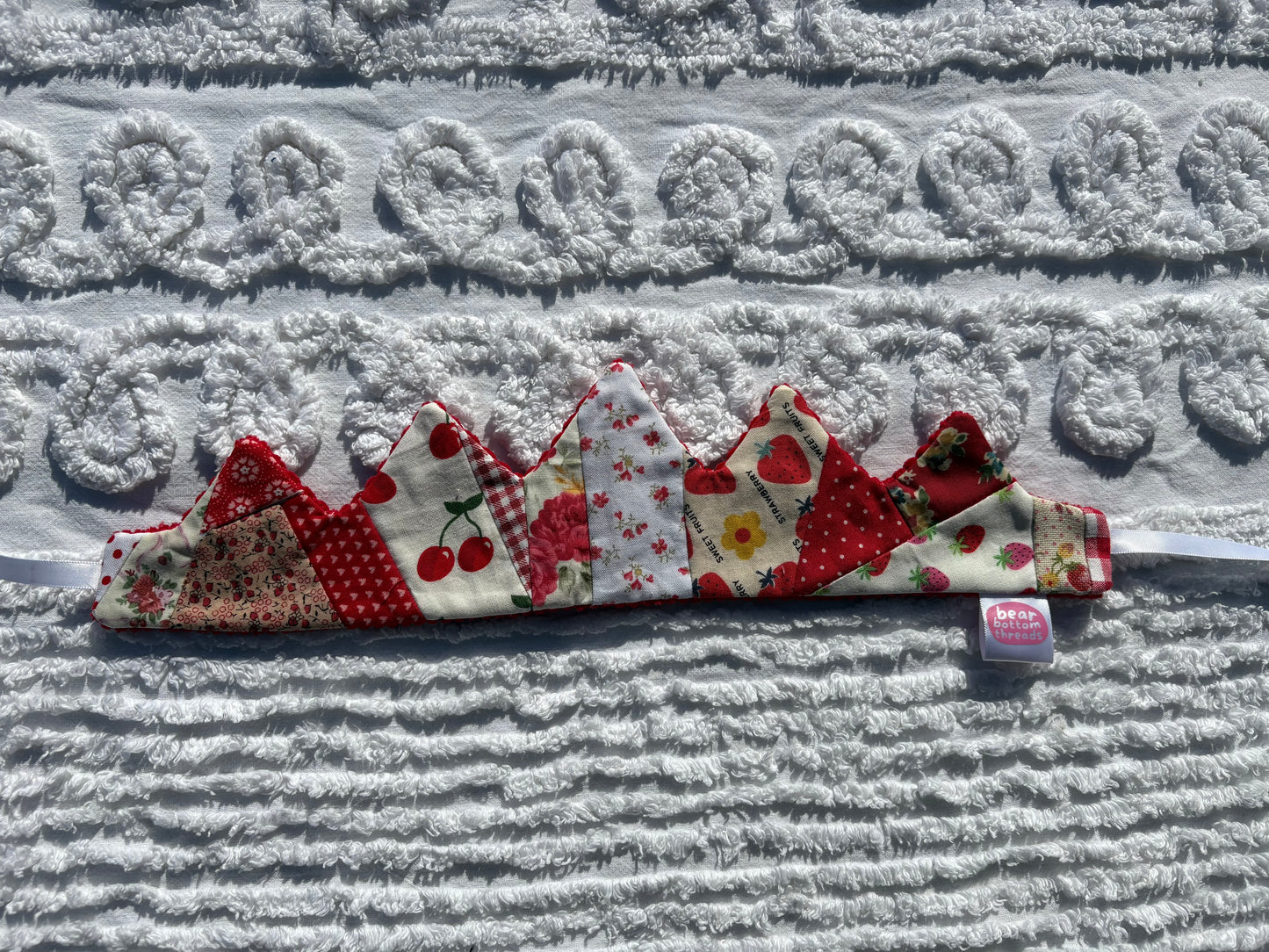 Patchwork Play Crown - Red