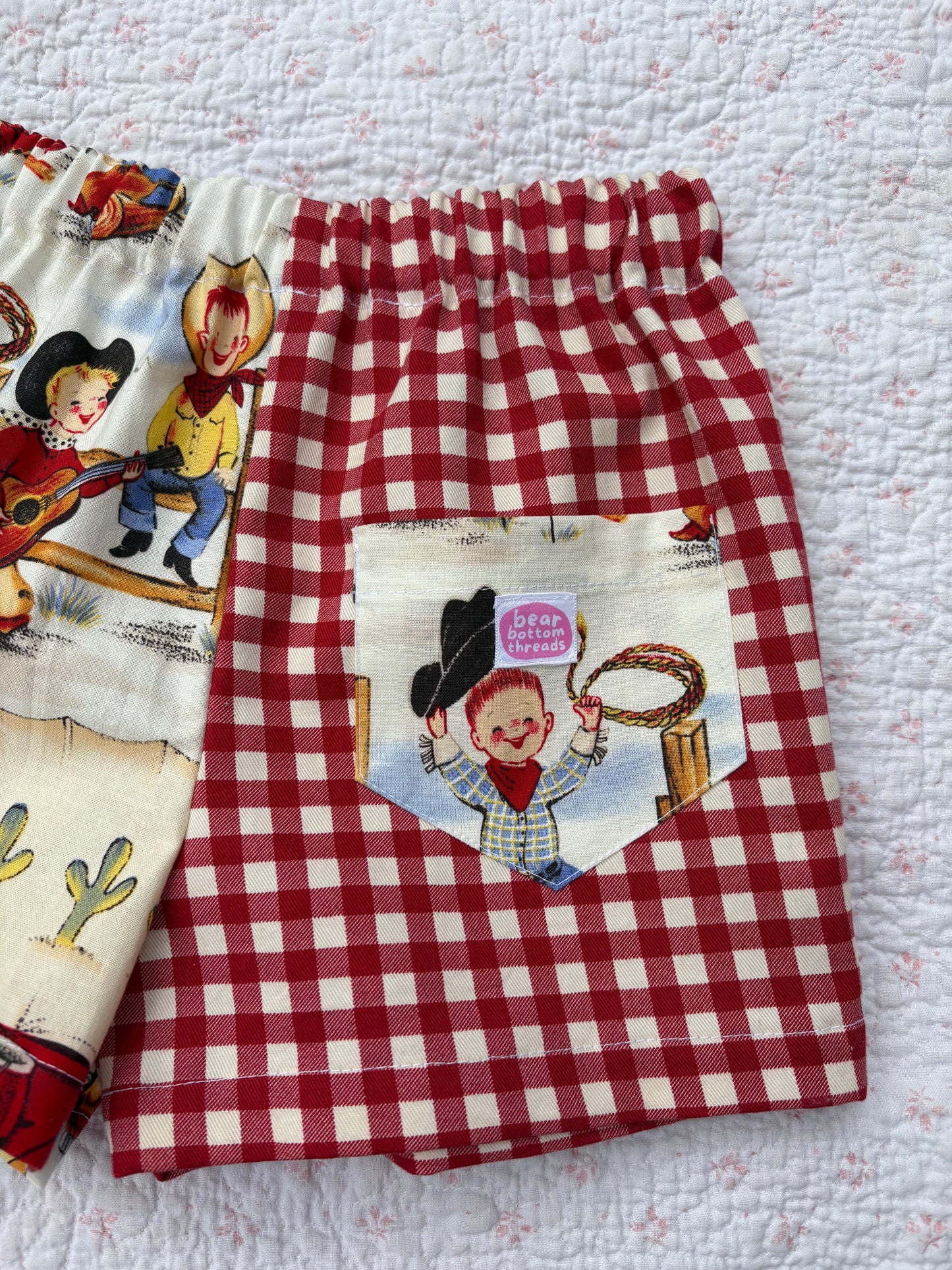 Yeehaw Shorts - Size 3