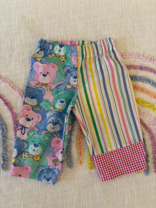 Teddy Bear Picnic and Striped Pants - Size 0