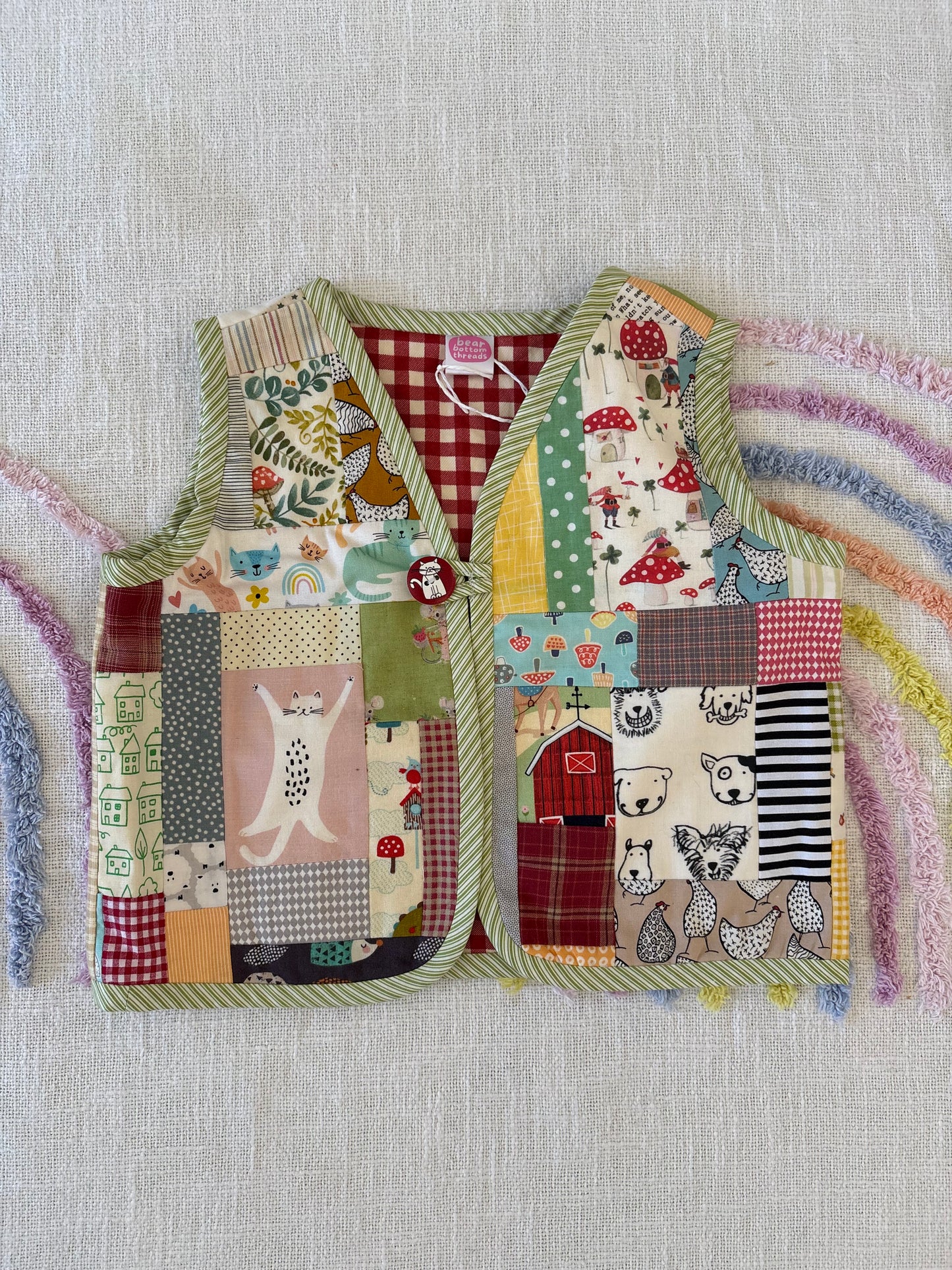 Patchwork Vest - Size 3