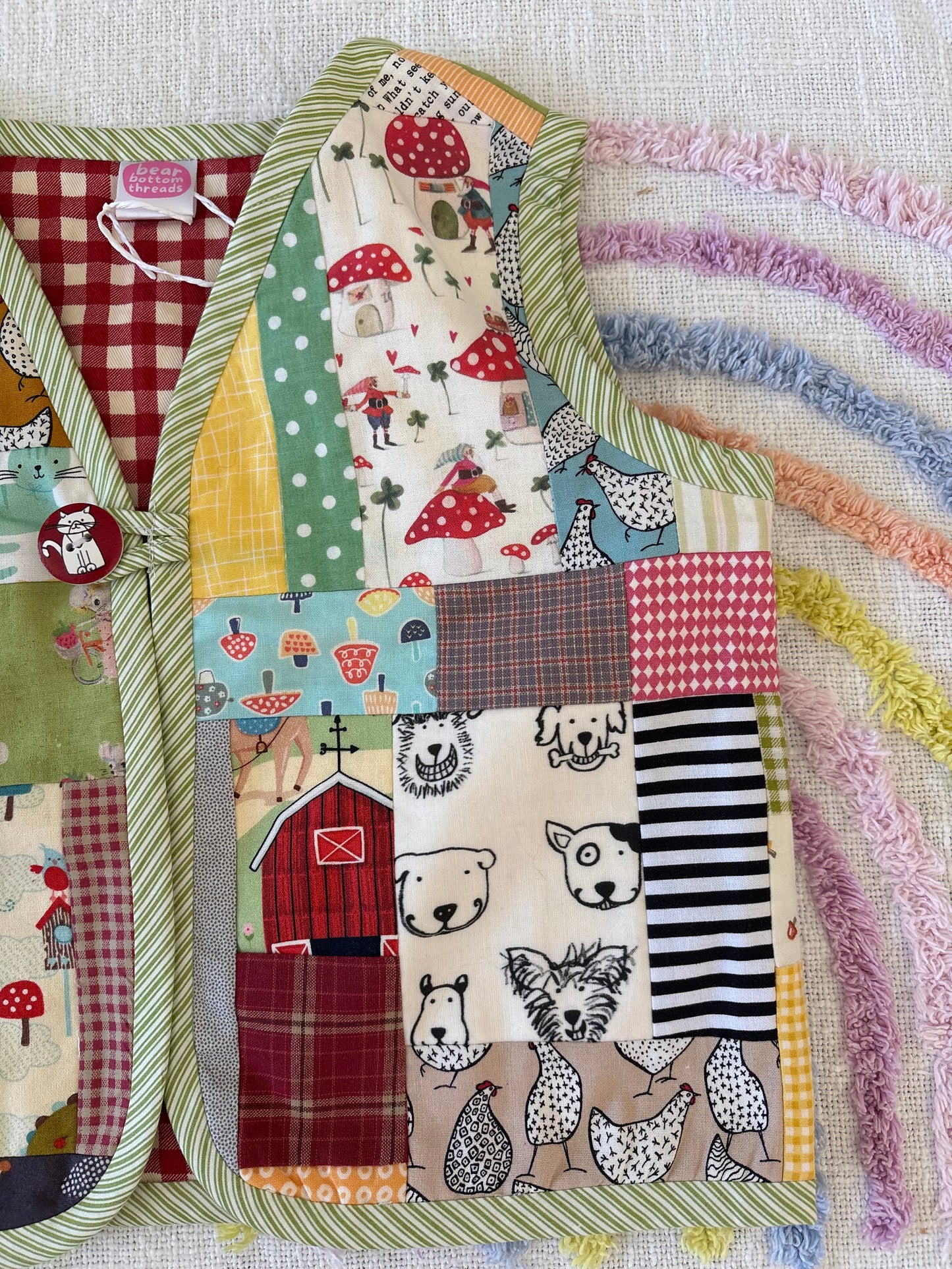 Patchwork Vest - Size 3