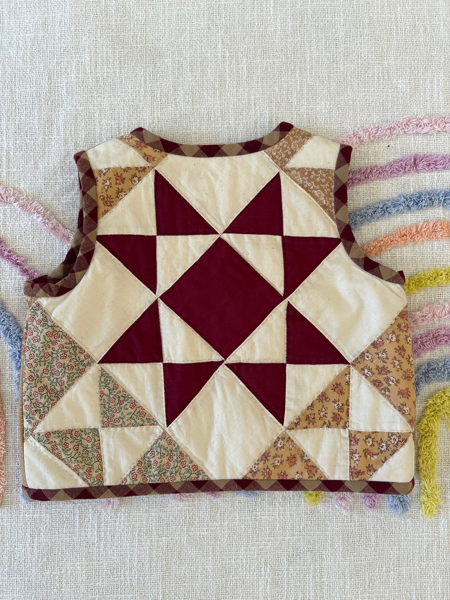 Patchwork Vest - Size 0