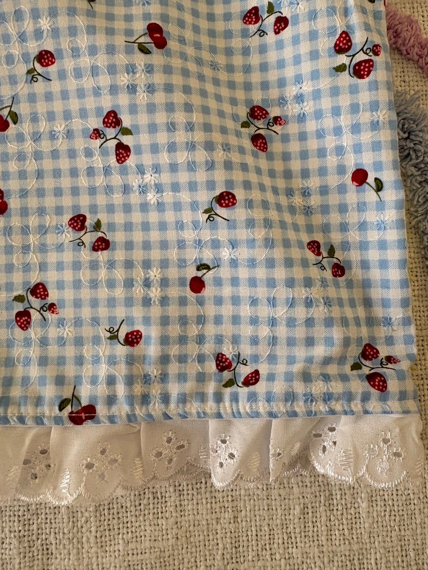 Blue Gingham Picnic Top - Size 4