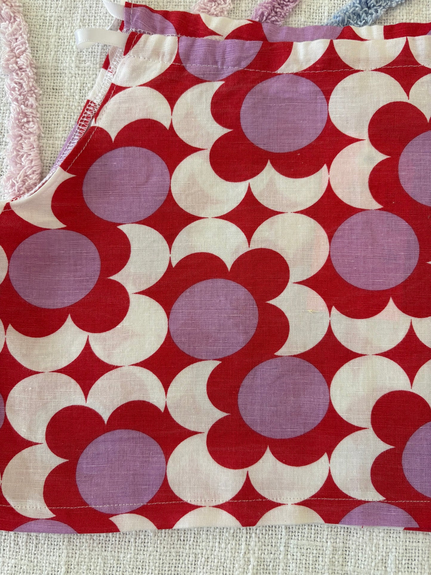 Red and Purple Picnic Top - Size 4