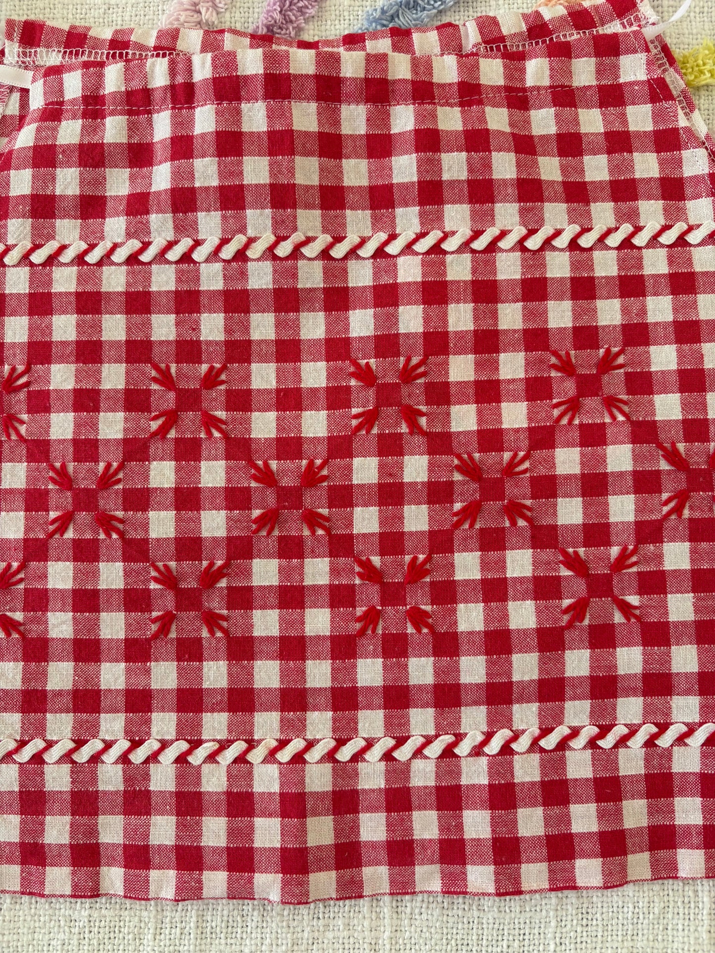 Red Gingham Picnic Top - Size 5