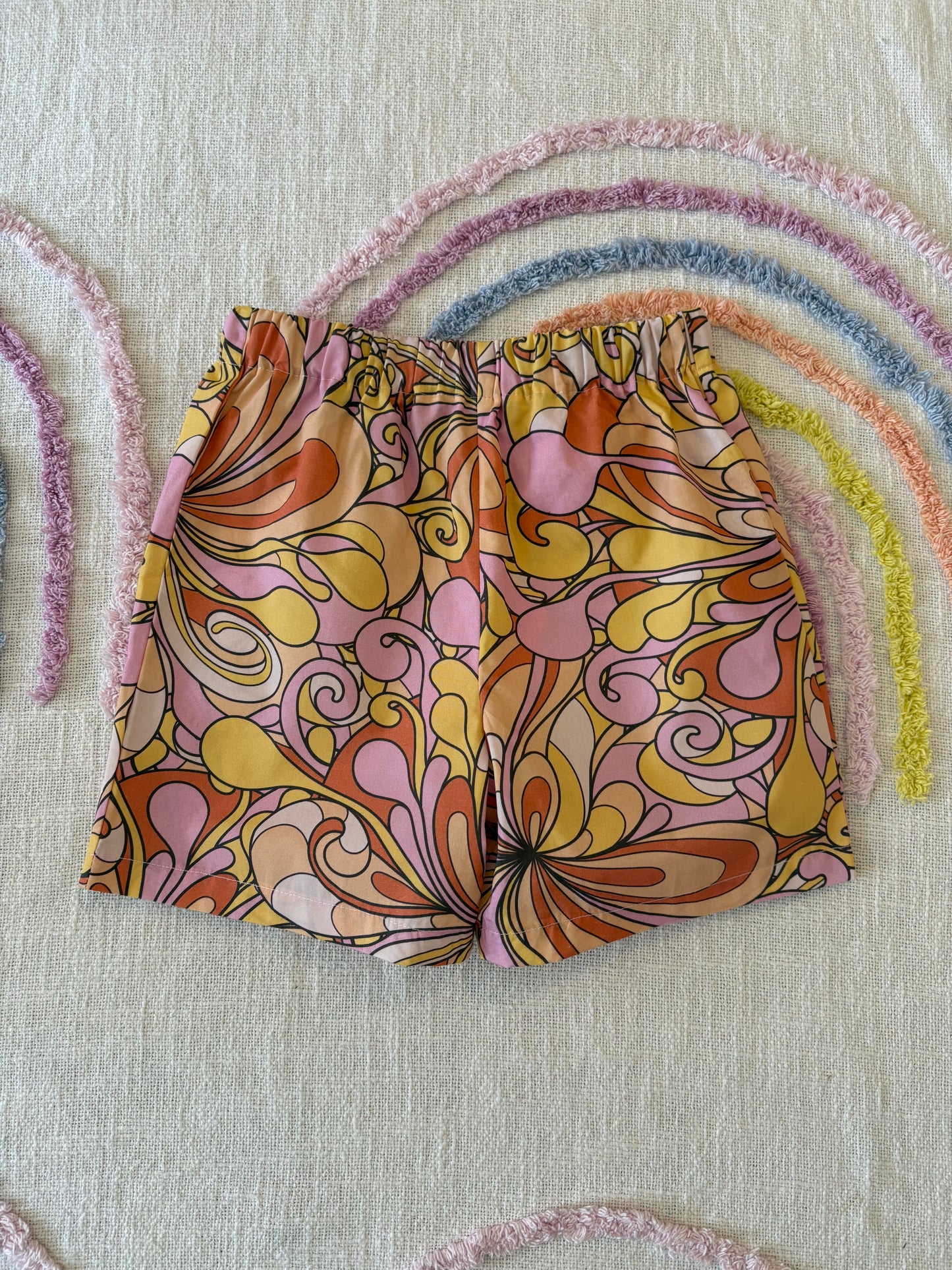 Bright Retro Shorts - Size 4
