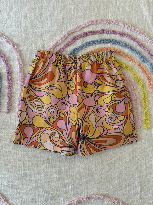 Bright Retro Shorts - Size 4