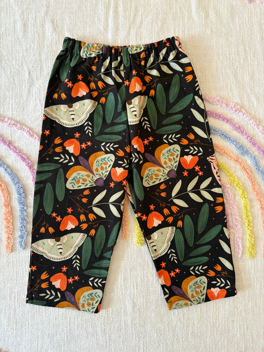 Floral Moth Pants - Size 4